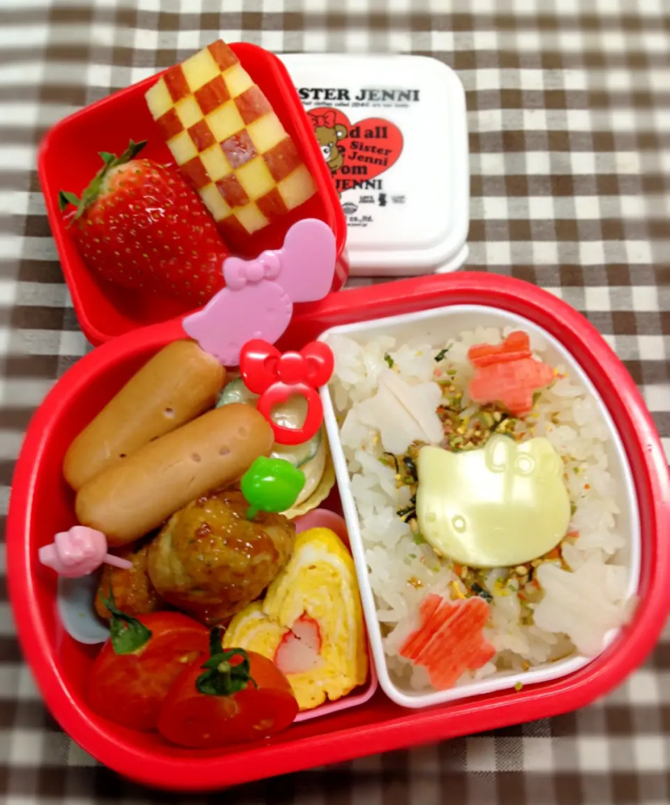 キティーの簡単お弁当♪(´ε｀ )|ひよさん