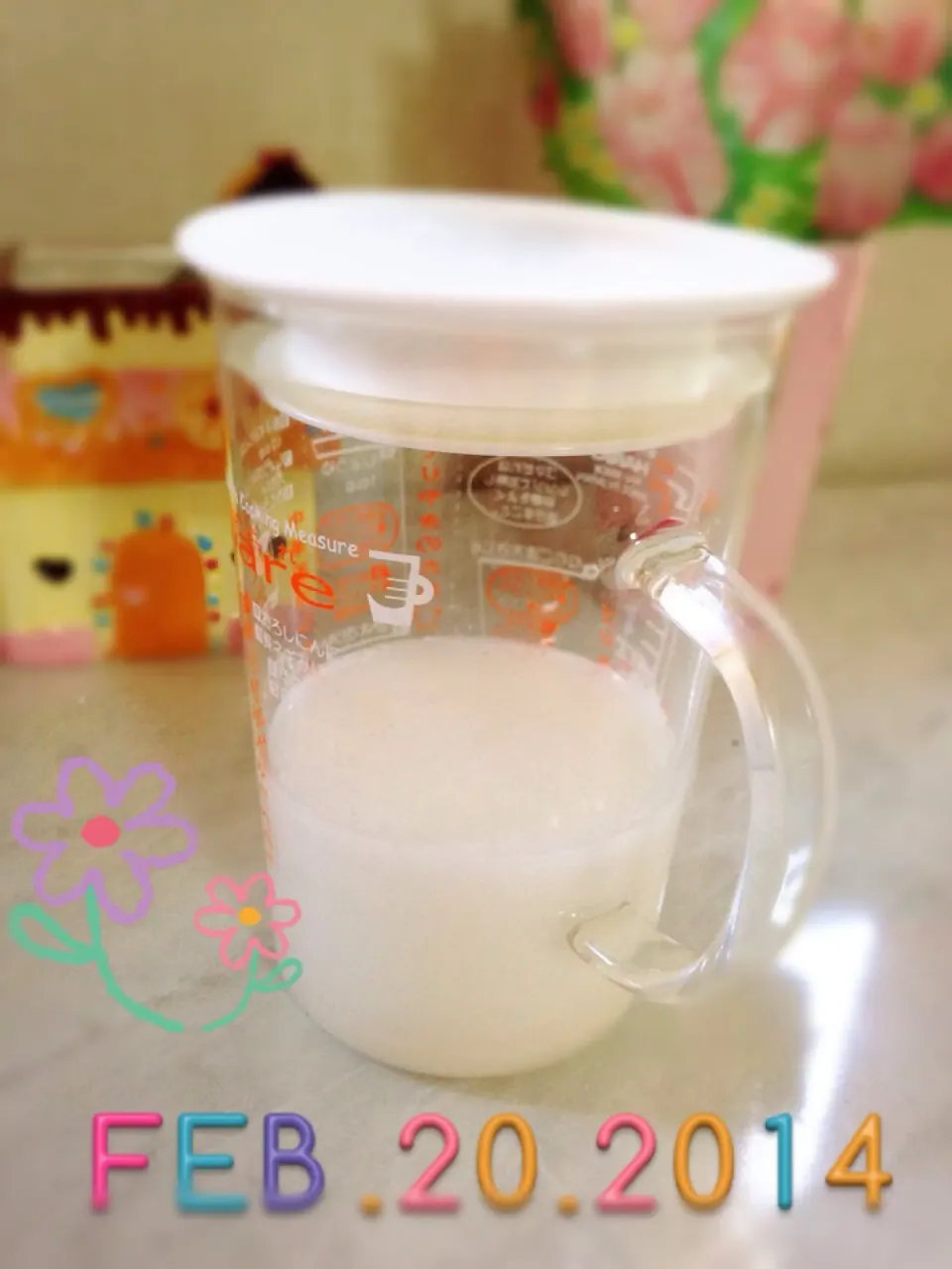 Snapdishの料理写真:自家製ライスミルク Homemade rice milk|Misuzu(@misumisu0722 )さん