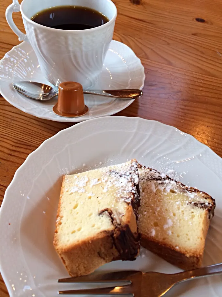 今日のイチ押しコーヒー＆チョコマーブルケーキ|ダンディ☆和田さん