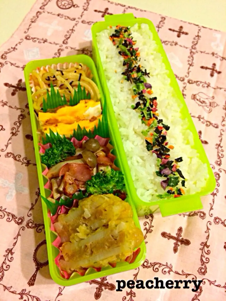 旦那様用☆お弁当^_^夜勤最終日|☆ぴ〜ちゃん☆さん