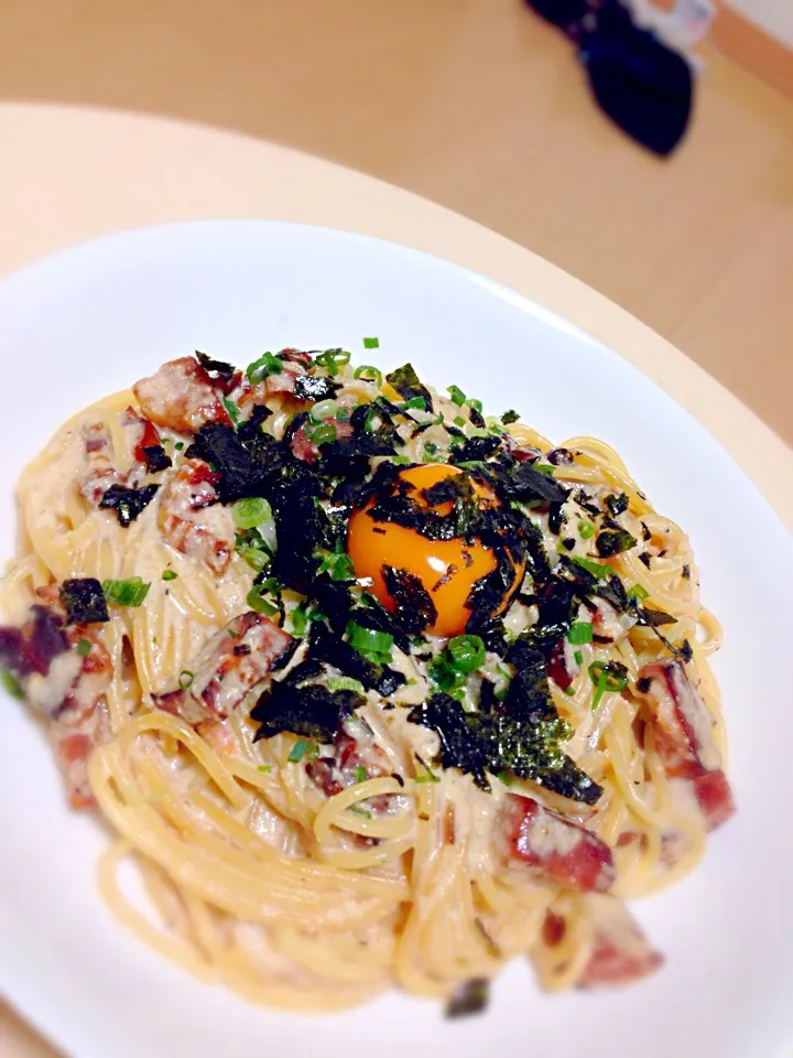 Snapdishの料理写真:明太クリームパスタ！|masakingstonさん