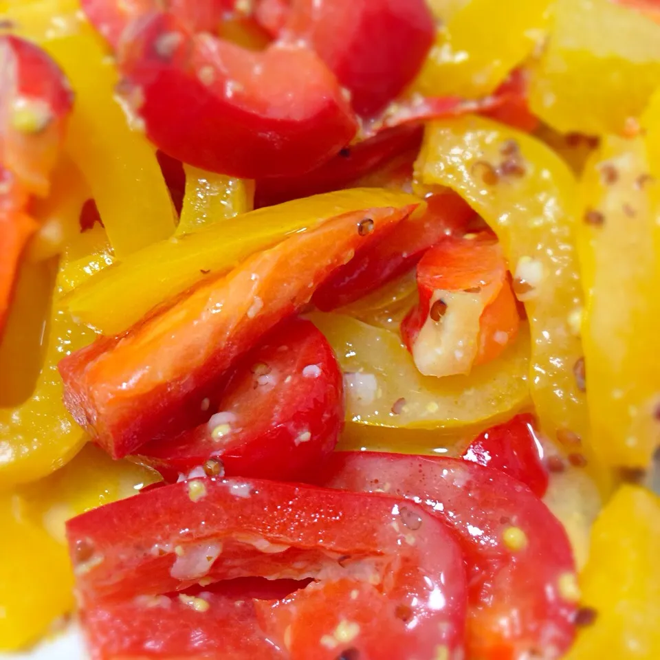 パプリカのマスタード和え|Donnie Wahlbergさん