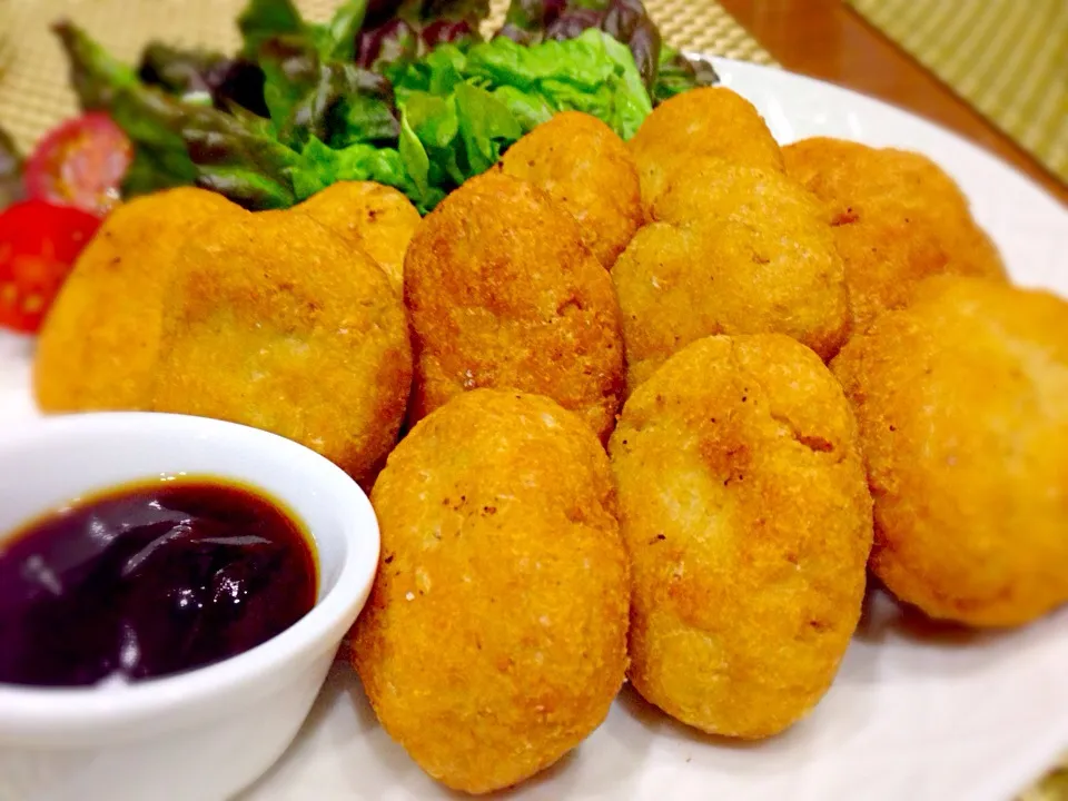 おからチキンナゲット〜🐔おからで満腹〜っ❗️|みほままこさん