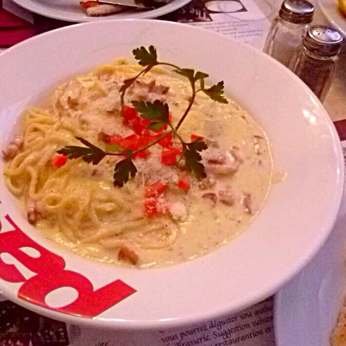 Spaghetti carbonara|maixx ใหม่さん