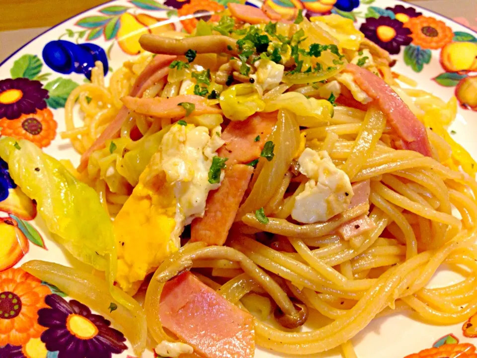 Snapdishの料理写真:スパゲティで夕食🍝🍝|かずみさん