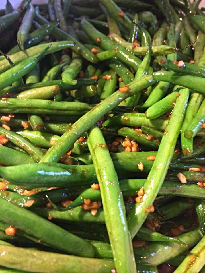 French beans with oyster sauce|幸司さん