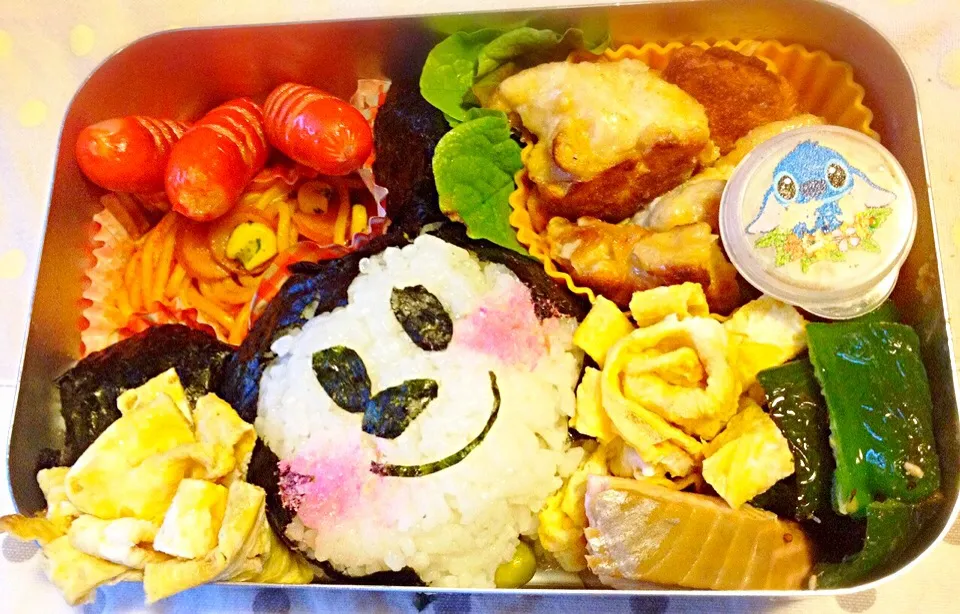 Snapdishの料理写真:お兄ちゃん先生ミッキー弁当|mari miyabeさん