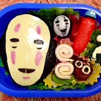 Snapdishの料理写真:カオナシ弁当😁|大関智弘さん