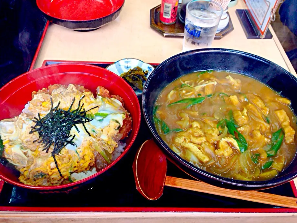 カレーうどん＆カツ丼＠京都|take7887さん