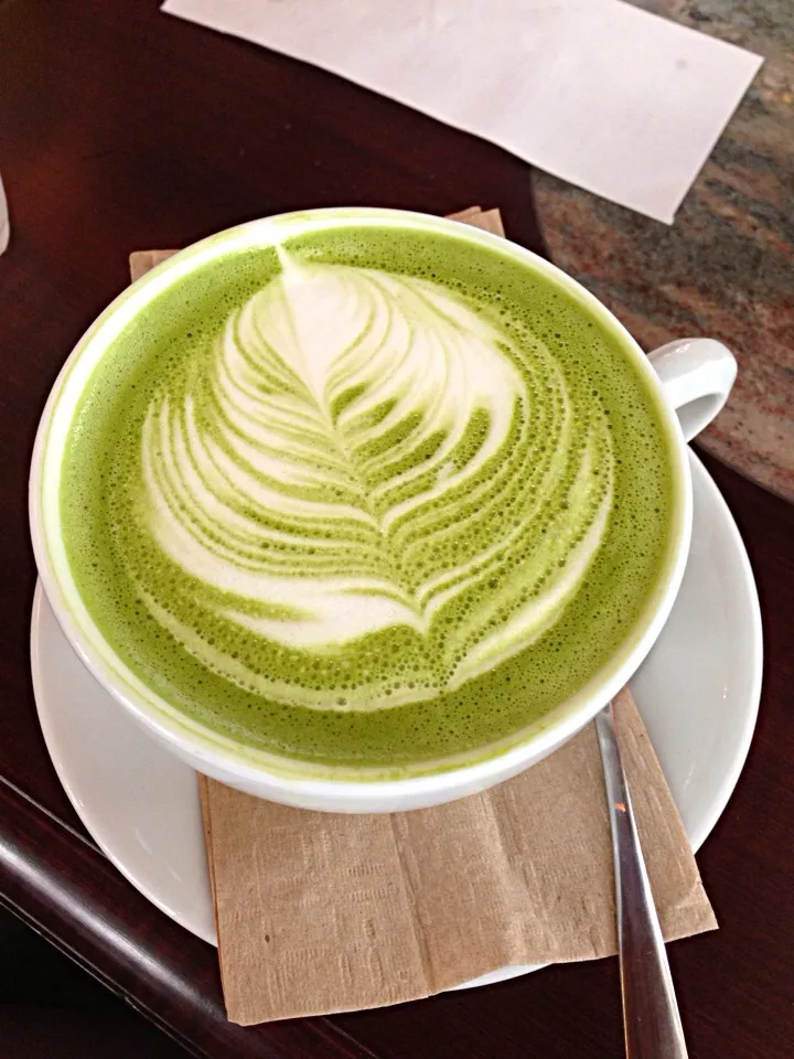 Snapdishの料理写真:greentea latte|kunさん