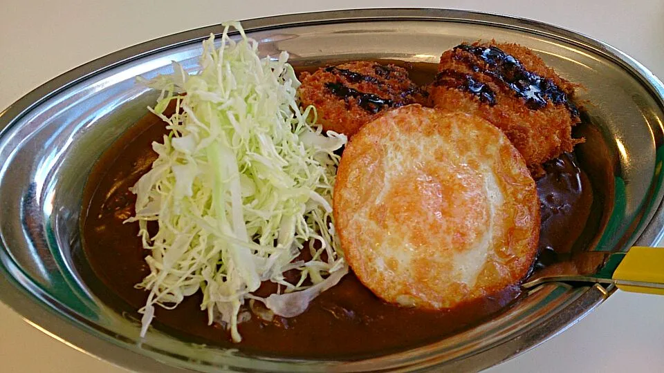 クリームコロッケカレー&目玉焼き|THE SUNSEAさん