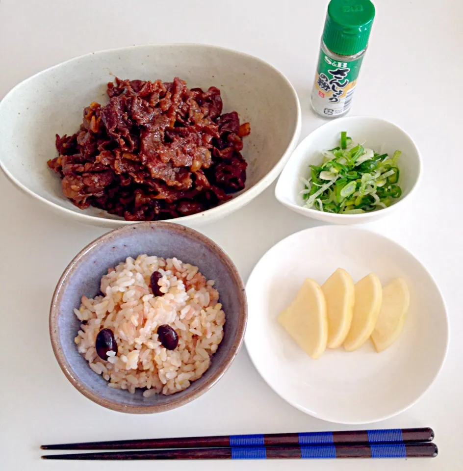 牛しぐれ煮でサッとランチ|ヨッチャンさん