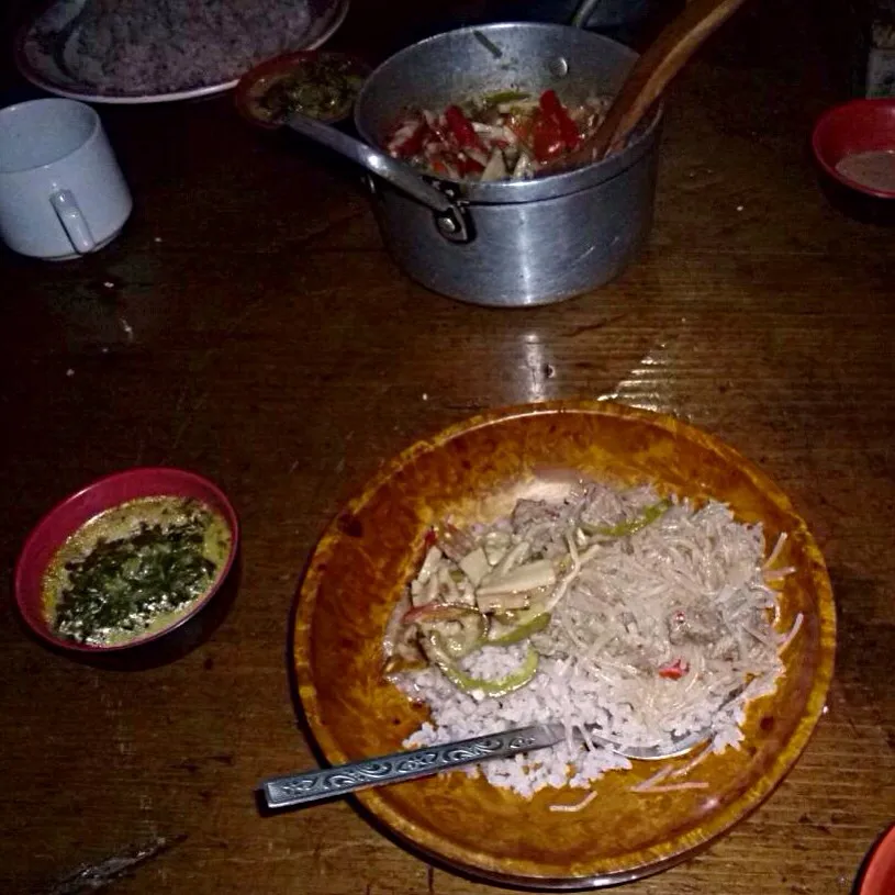 Rice noodle, Rice, Soup, Matsutake mushroom|maixx ใหม่さん