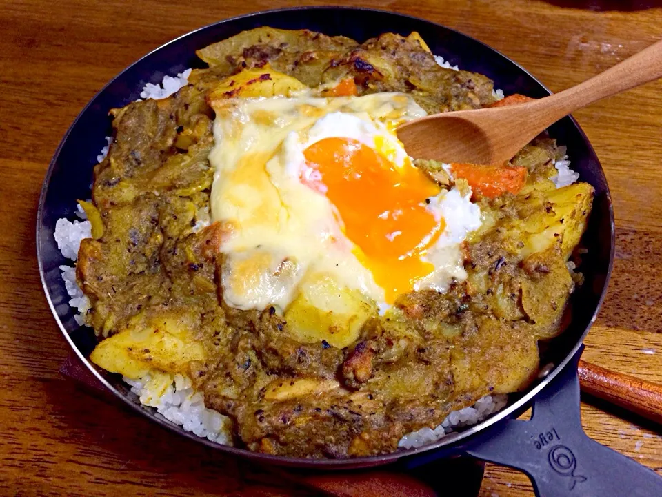 グリルパンで焼きカレー＼(^o^)／|くみさんさん