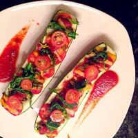 Zucchini pizza boats|Tomeka Gilbertさん