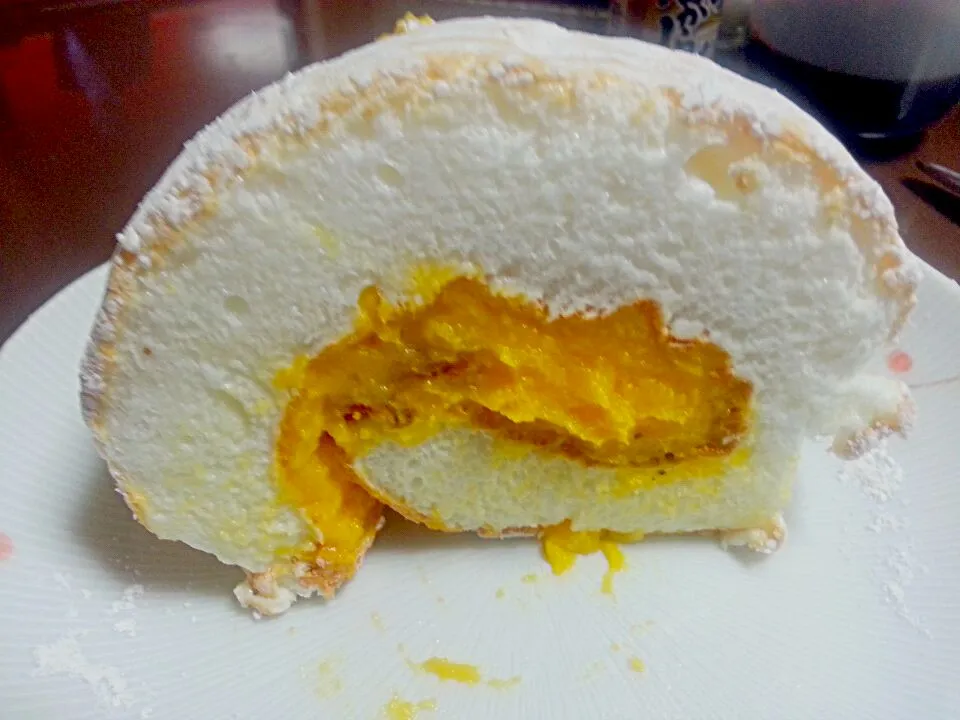 BRAZO DE MERCEDES (BAKE MERINGUE ROLL W/ CUSTARD FILLING|Analyn Austriaさん