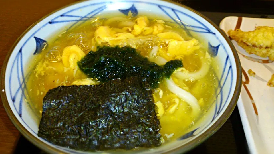 Snapdishの料理写真:海苔玉あんかけうどん|ちーさん