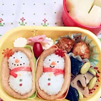 雪だるま弁当|ミーゲンさん