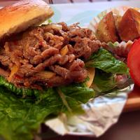 自家製ベーグルでプルコギサンド🐮