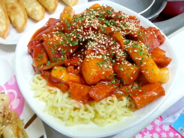 라면떡볶이~|펭부파파さん