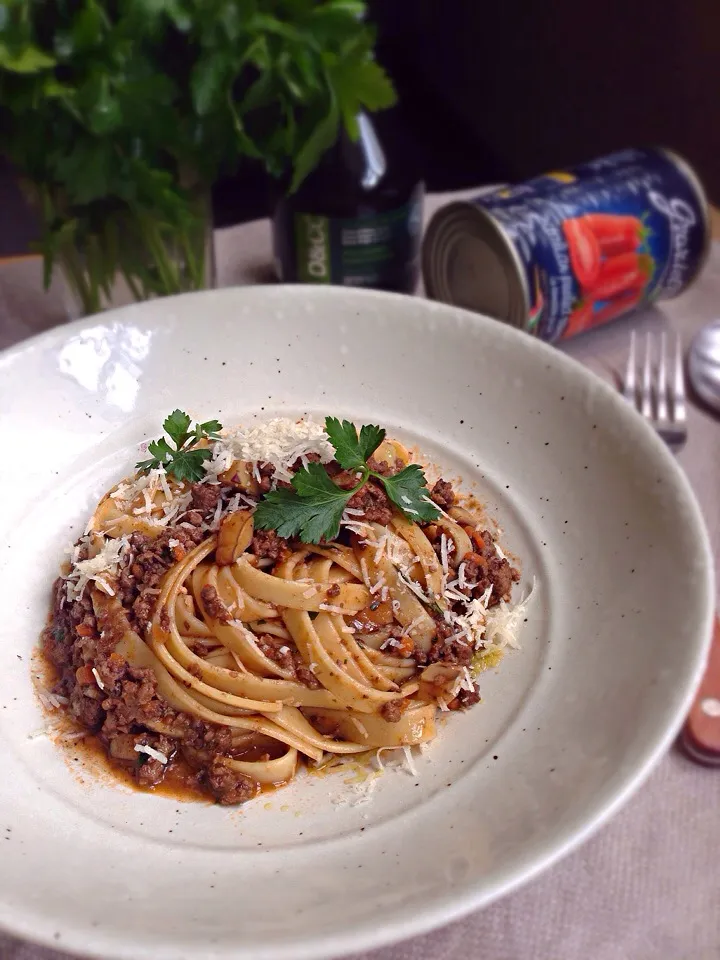 Fettuccine with duck and chestnut ragu|rick chanさん