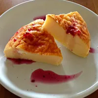 Snapdishの料理写真:お手製しっとりチーズケーキ|あか牛さん