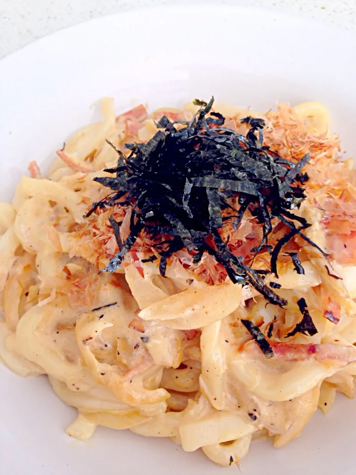 Carbonara udon (Japanese style)|prinkcessさん