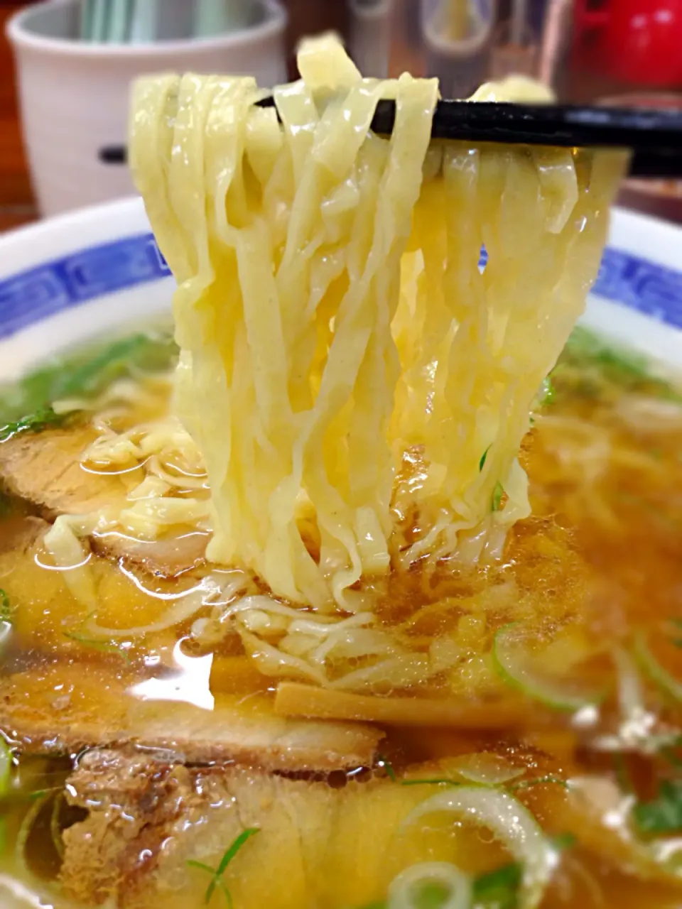 Snapdishの料理写真:morimiさんに教えて貰った航海屋でチャーシュー麺|ゆぅみんさん