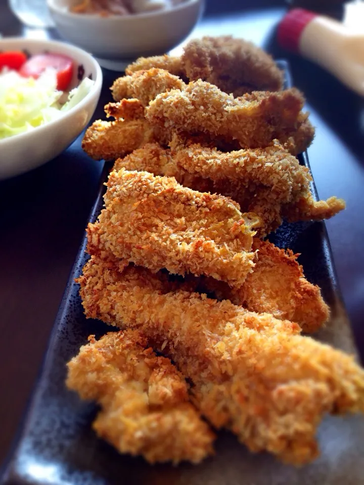 "Fried" Curry Chicken Breast Strips using my Healsio|YvoMiwaさん