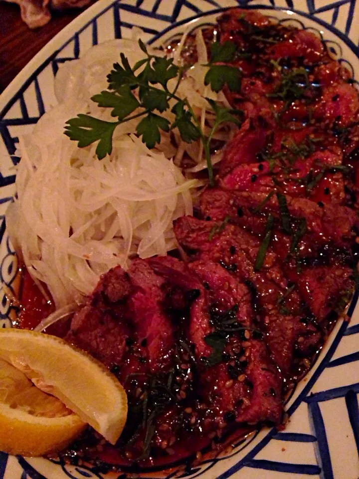 サングリア・鷹匠店 牛肉の網焼き🍖🇪🇸|ゆうじ.さん