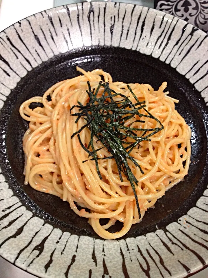 Snapdishの料理写真:タラコパスタ☆ Salted cod roe pasta|akkiiraさん