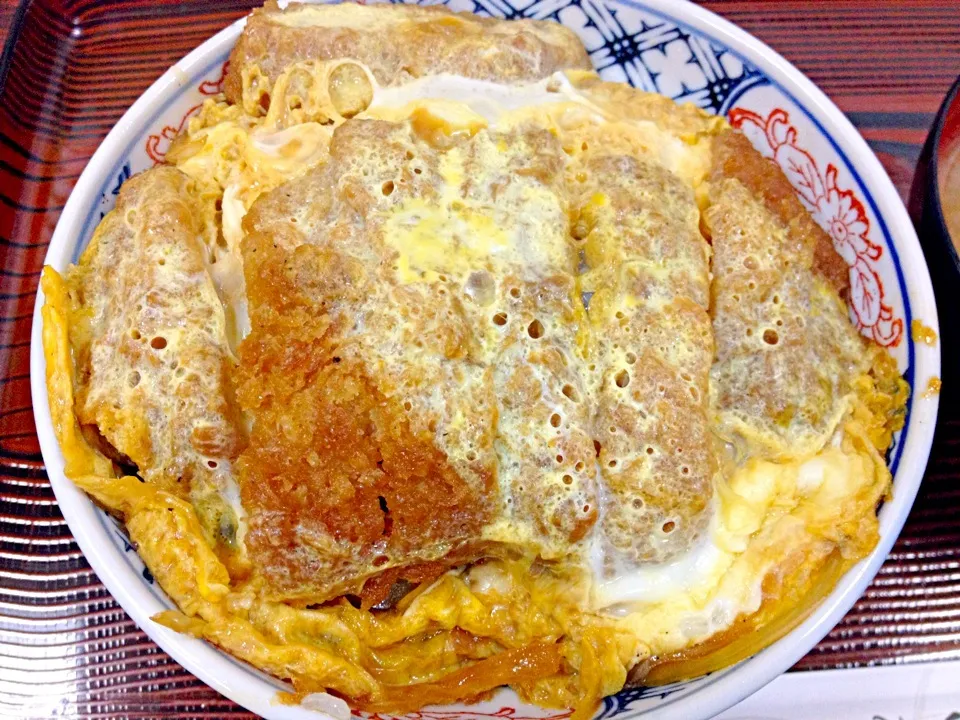 カツ丼1,000円也at自由が丘長寿庵|秋山知隆さん