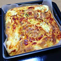 Snapdishの料理写真:ホットケーキミックスパン|saihaさん