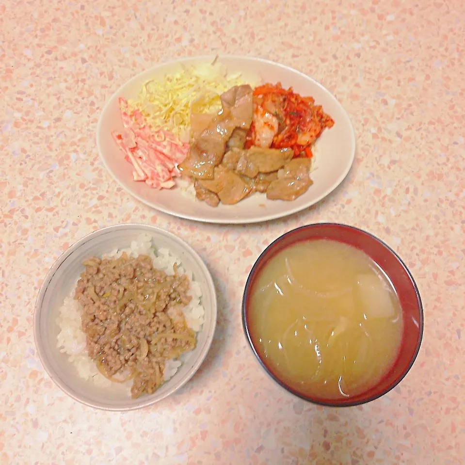 Snapdishの料理写真:晩ご飯 トンテキ|はやしさん