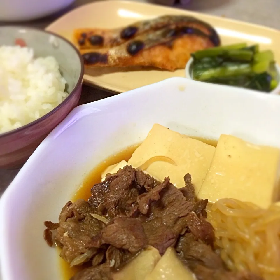 肉豆腐&ご飯のお供セット。|ごるびーさん