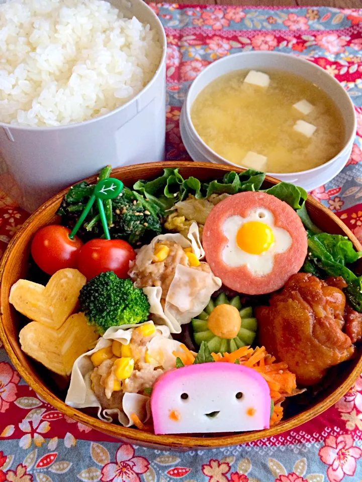 Snapdishの料理写真:今日の息子のお弁当2014/02/24|ミホさん