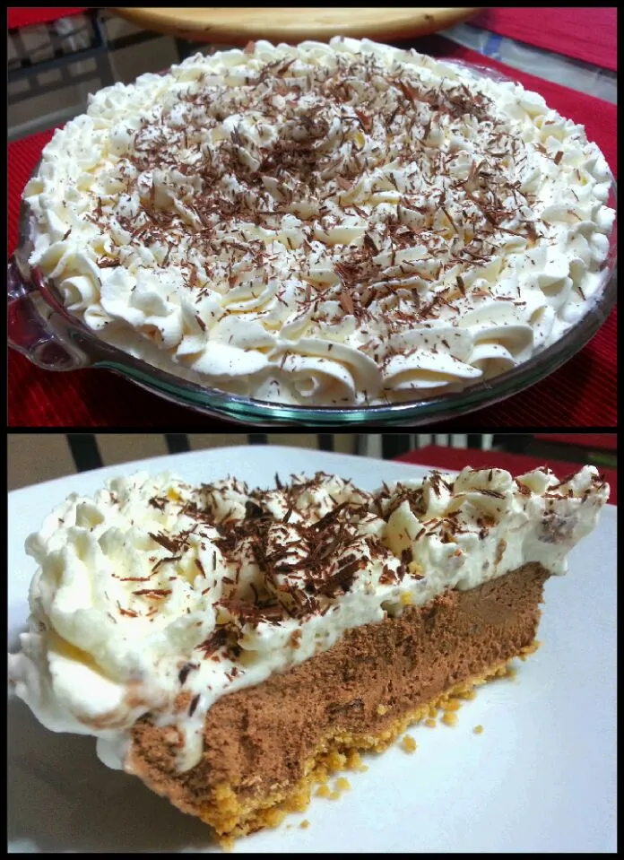 Chocolate French Silk Pie with Cookie Crumb Crust|S Theoさん