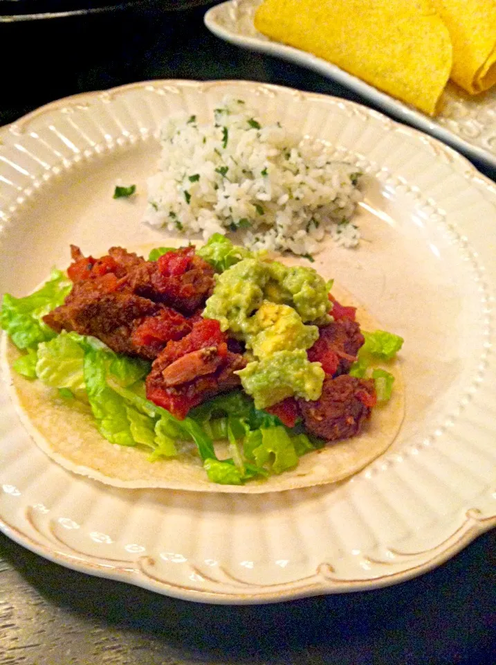 Beef Tip Tacos/Cilantro Jasmine Rice|K Goodnessさん