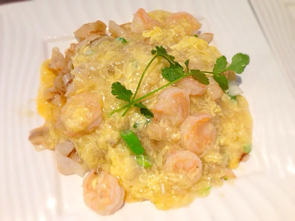 Shrimp & Scrambled Egg Chow Fun|Benさん