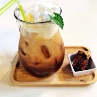 Banana affogado iced coffee|Mewlodyyさん