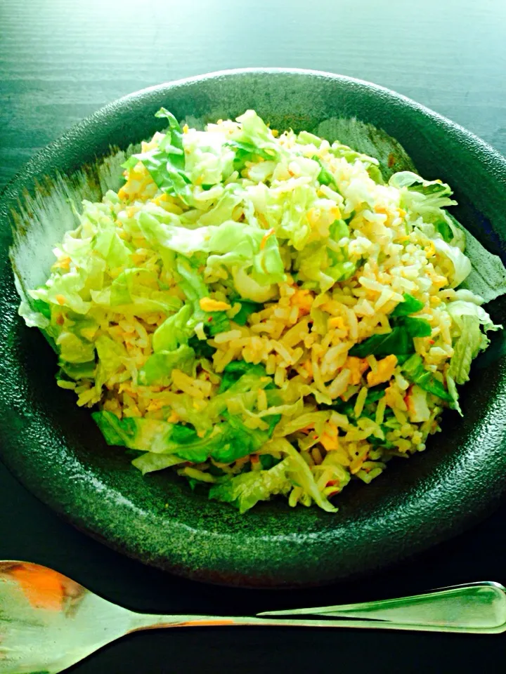 Fried Jasmine Rice with Lettuce|Seagrapesさん