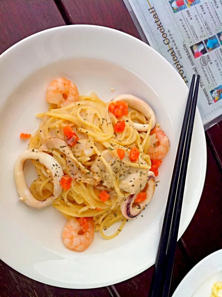 Seafood pasta Shizuoka June 2011|shaine91さん