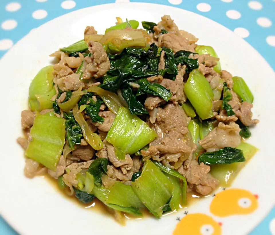 Pork & Pechay " Chinese cabbage" stir fry|Liezlさん