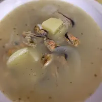 Sopa de mariscos|Nacho Jarabran Fuentesさん