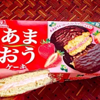 Strawberry chocolate pie🍓あまおうｹｰｷ