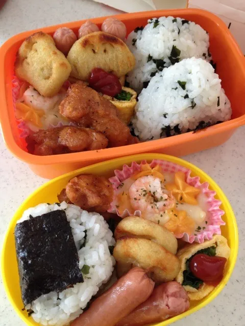 ピクニックへ行きました弁当。|うじぴよさん