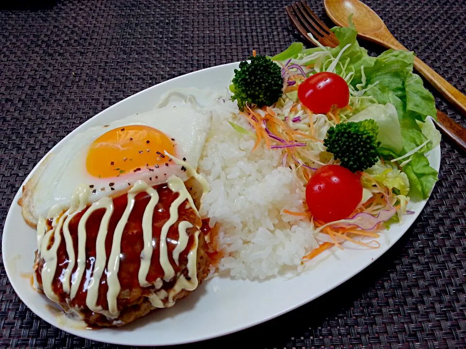 ロコモコ丼♡|てるこさん