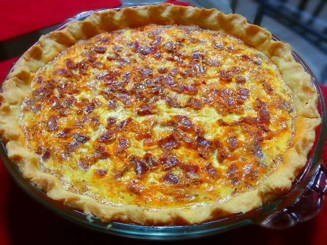 Snapdishの料理写真:Lobster Bacon Quiche with Cornmeal Crust|S Theoさん