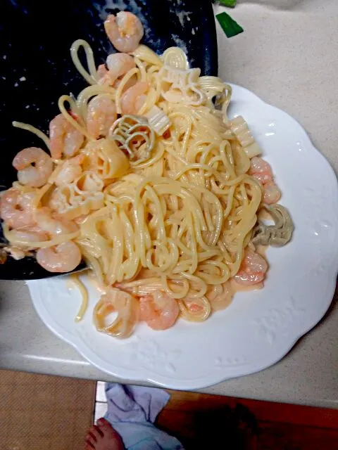 pink cream pasta|Yumiさん