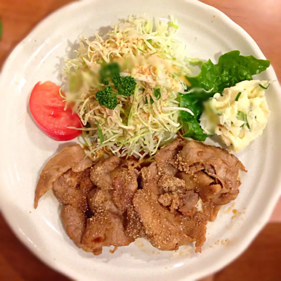 生姜焼き定食|Sachiko WATANABÉさん